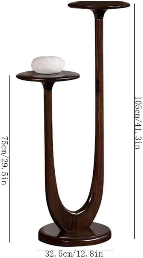 Modern Pedestal Display Stand | Minimalist Decorative Plant & Sculpture Holder for Living Room, Balcony, Entryway & Home Décor Accent Table