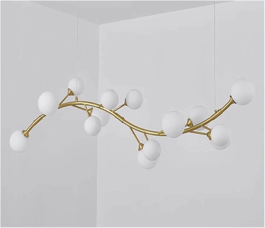 Modern Pendant Ceiling Light Fixture | Minimalist Hanging Chandelier Lighting for Kitchen Island, Dining Room, Living Room & Home Décor