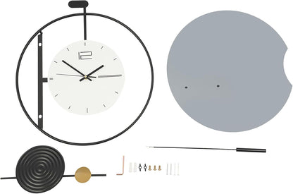 Large Modern Minimalist Wall Clock | Silent Non-Ticking Decorative Wall Clock for Living Room, Bedroom, Office & Home Décor