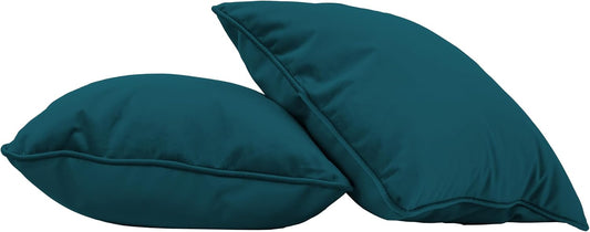Velvet Square Throw Pillow Cover | Soft Decorative Cushion for Sofa, Bed, Couch & Home Living Room Décor Accent Pillow