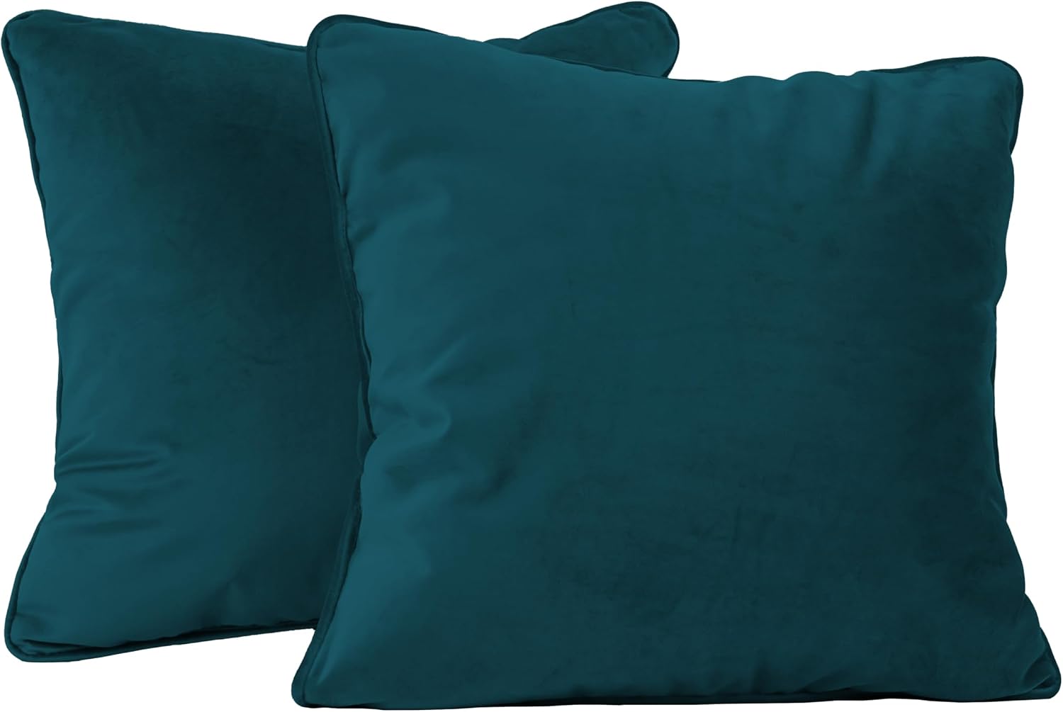 Velvet Square Throw Pillow Cover | Soft Decorative Cushion for Sofa, Bed, Couch & Home Living Room Décor Accent Pillow