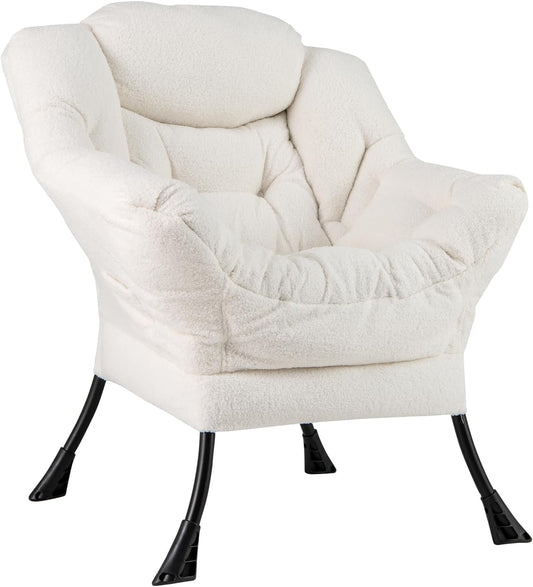 Modern Upholstered Accent Armchair with Storage | Comfortable Single Sofa Chair for Living Room, Bedroom, Reading Corner & Small Spaces