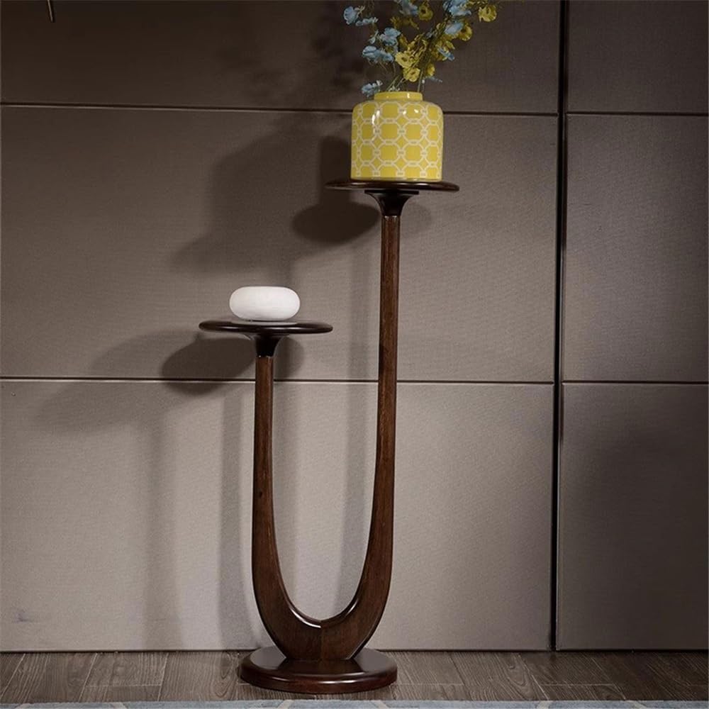 Modern Pedestal Display Stand | Minimalist Decorative Plant & Sculpture Holder for Living Room, Balcony, Entryway & Home Décor Accent Table