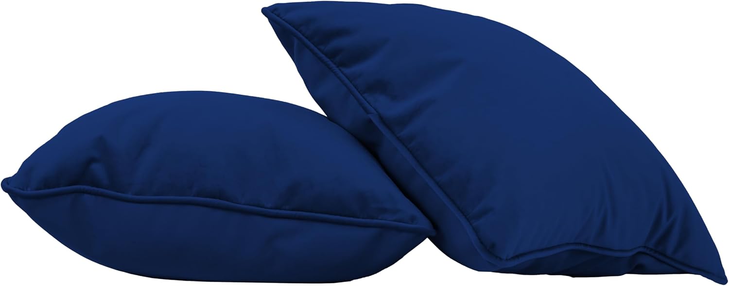 Velvet Square Throw Pillow Cover | Soft Decorative Cushion for Sofa, Bed, Couch & Home Living Room Décor Accent Pillow