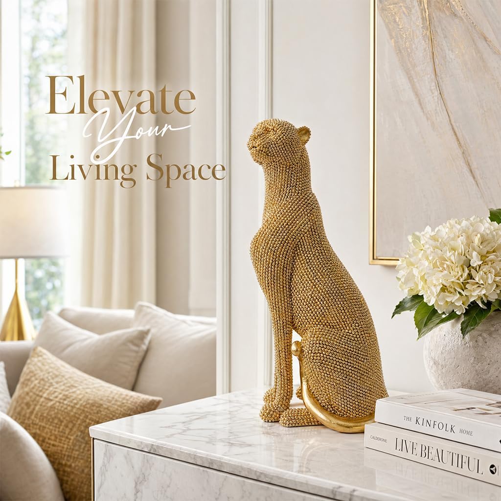 Modern Abstract Figurine Sculpture Set | Decorative Bookshelf & Coffee Table Accent Art Ornament for Home Office Living Room Décor