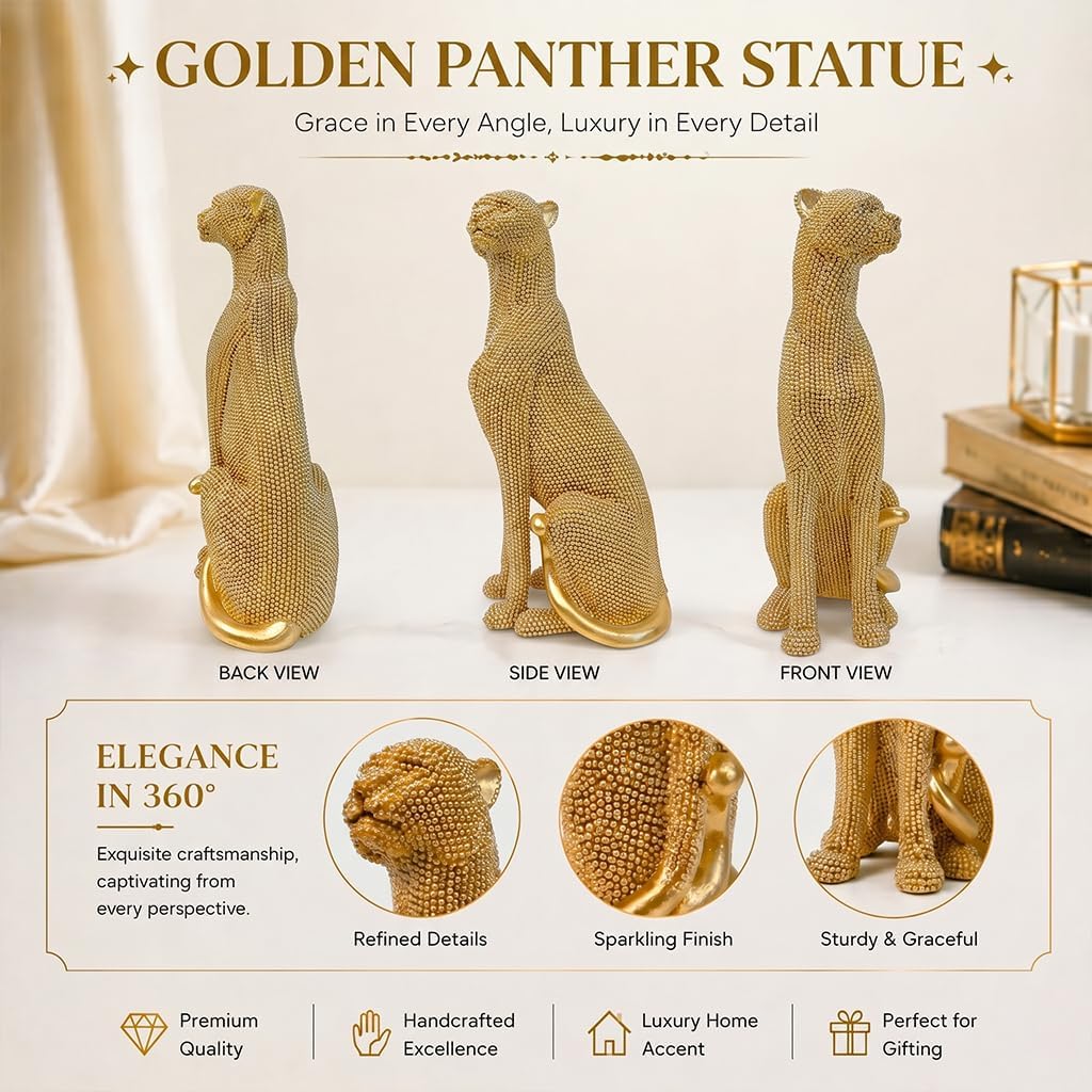 Modern Abstract Figurine Sculpture Set | Decorative Bookshelf & Coffee Table Accent Art Ornament for Home Office Living Room Décor